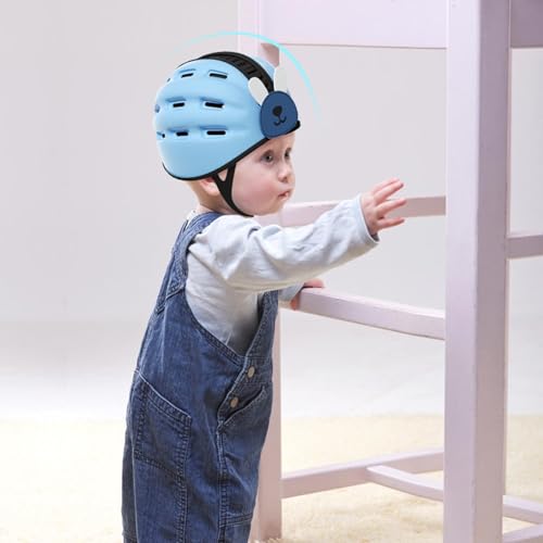 Gorro de bebé para gatear sin golpes: casco protector ajustable y transpirable para niños 2