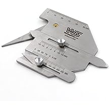 Welding Seam Gauge Weld Fillet Gage Undercut/Misalignment Inspection Tool Multiple-purpose HJC-60 Metric