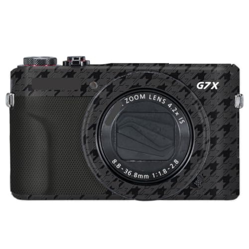 G7XII �J�����J�o�[ �X�L���X�e�b�J�[ �ɓK������ Canon G7X Mark II �J�����v���e�N�^�[ �t�B���� �X�L�� ���h�~ �ی� ���� �ϖ��Ր� (�I�[�o�[�u���b�N)