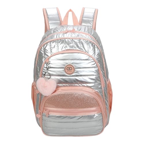 SANTINO, Mochila Sweet Girl Silver Wish by Santino Poliéster SAM233U Rosa Claro