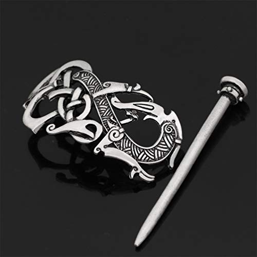 Lurrose Celtic Dragon Design Viking Hair Pin #TOP22