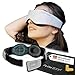 Produktbild FLOWZOOM Schlafmaske für Seitenschläfer | Schlafmaske Herren & Frauen Schlafbrille mit weichem breitem Gummiband