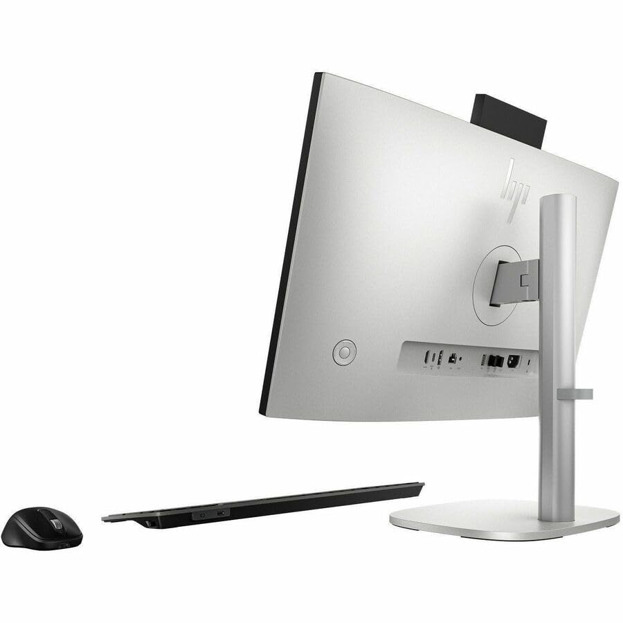 Image of HP EliteStudio 8 AiO G1i All-in-One Computer - Intel Core Ultra 5 235 - vPro Technology - 16 GB - 512 GB SSD - 23.8 inch Full HD Touchscreen - Desktop - Pike Silver - Intel Q870 Chip - 1920 x 1080 - Windo
