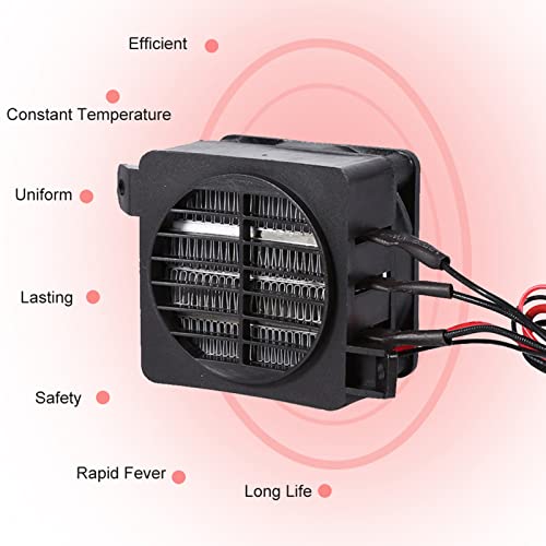 Haofy HAOFY2CV30GDMQW137 Ptc Car Air Heater, Room Heater 100W 12V Ceramic Space Heater Energy Saving Portable Ptc Car Fan Heater Constant Temperature Heating Heaters thumb #5