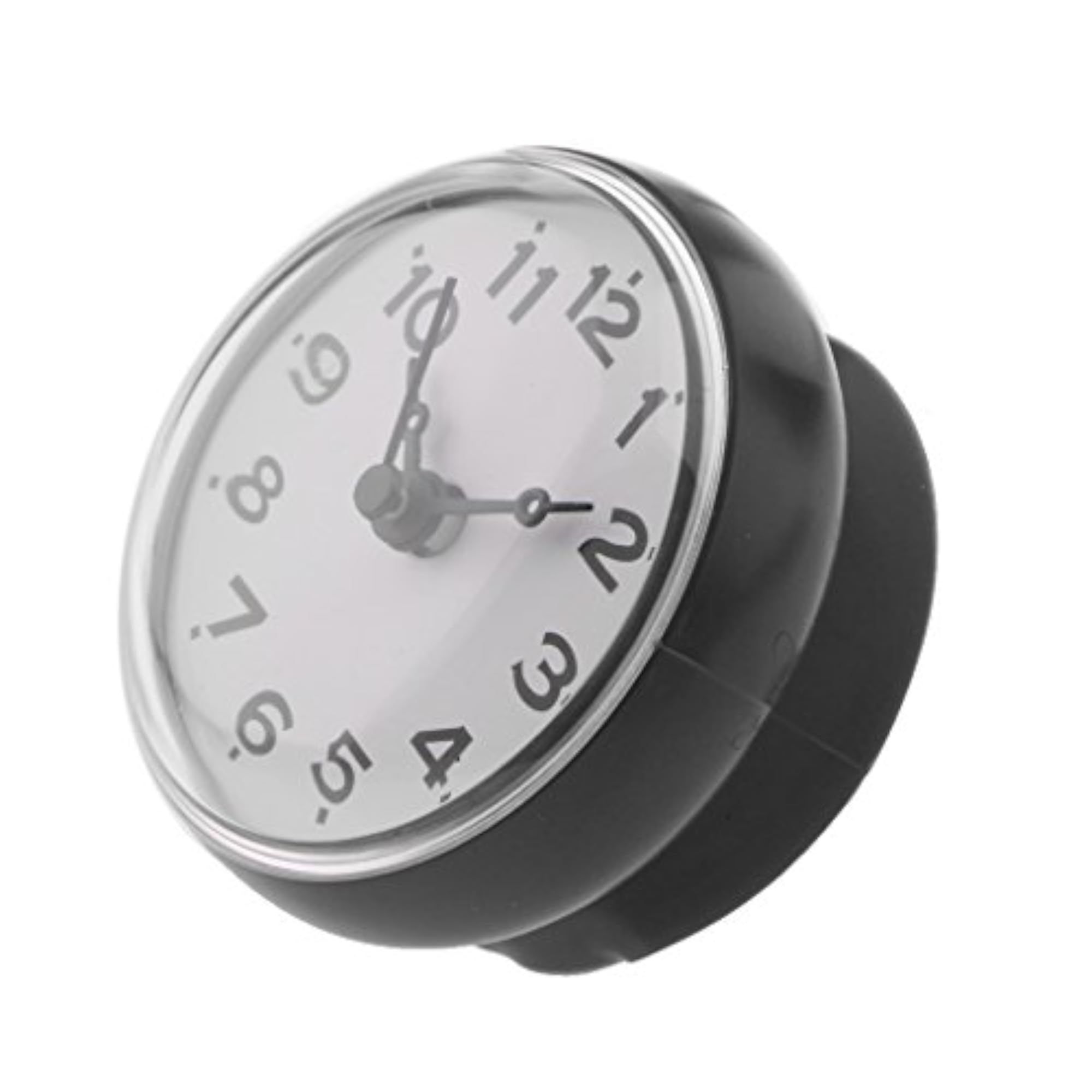 BNF® Silicone Waterproof Suction Cup Clock, Black