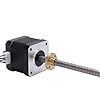 JoyNano Nema 17 stappenmotor Geïntegreerde 300 mm T8 Loodschroef Bipolair 1.7A 40N.cm Holding Torque 40mm Body voor 3D-printer of CNC-machine