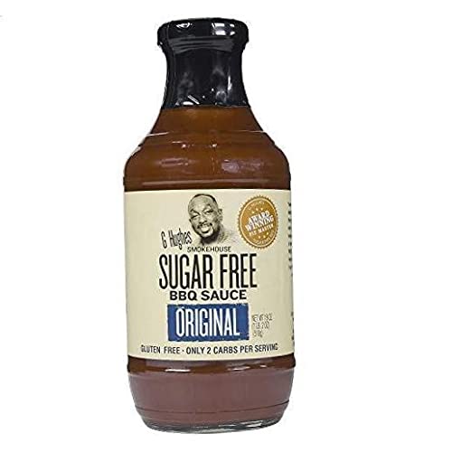 G Hughes Sauce Barbecue Original Sugar Free, 18 oz (2) .3 pack