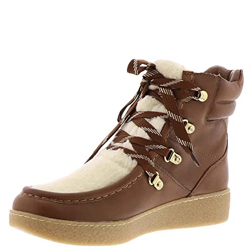 Tommy Hilfiger Botas de moda Riko para mujer, Bronceado oscuro, 38 EU