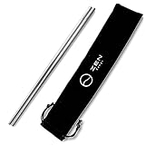 ZEN Camps チタン カトラリーセット 箸 スプーン フォーク クッカー 調理器具 超軽量 アウトドア 登山 キャンプ 収納袋付 (単品：箸)