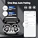 OYIB Wireless Earbuds Bluetooth 5.4 Headphones Sport, Stereo Deep Bass Bluetooth Earbuds with Earhooks, 50H Over Ear Bud with ENC Mic, IP7 Waterproof Wireless Earphone for Workout/Running, Deep Black