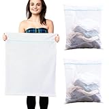 filet pour tapis 🛡️ 【Maille dense et renforcée pour une protection optimale】 Le filet linge est fabriqué en maille polyester haute résistance avec des coutures renforcées, ce qui garantit sa durabilité même lors de lavages intensifs. La maille fine empêche efficacement les vêtements de s'accrocher et de s'emmêler, et retient les poils d'animaux et les peluches, tout en laissant l'eau et la lessive circuler librement.