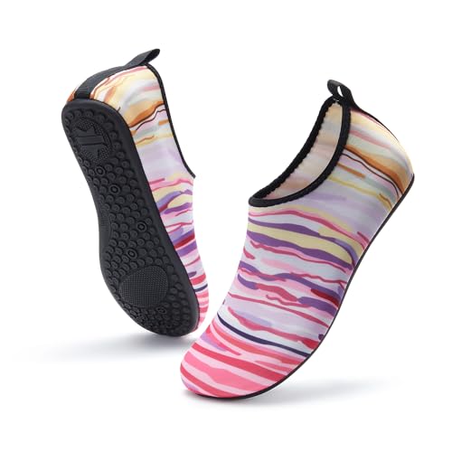 Tanamo Water Shoes for Women Men Quick-Dry Aqua Socks Swim Beach Barefoot Yoga Exercise Wear Sport Accessories Pool Camping Must Haves Adult Youth Size
