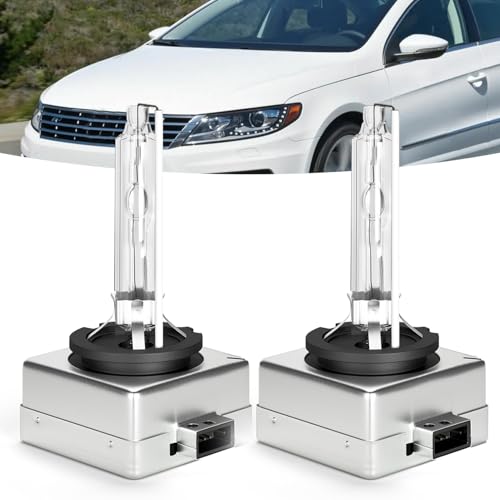 TTDBDAN Headlights Fit for Volkswagen Vw CC 2013-2017 Xenon Headlight Bulbs, D3S HID Xenon High/Low Beams, Bright Front Lights,Plug And Play,Pack of 2