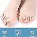 DUORUI 4 Pack Bunion Corrector, Bunion Pads, Bunion Cushion, Bunyon Fix, Toe Separators, Overlapping Toes, Toe Splitter, Big Toe Straightener for Women and Men