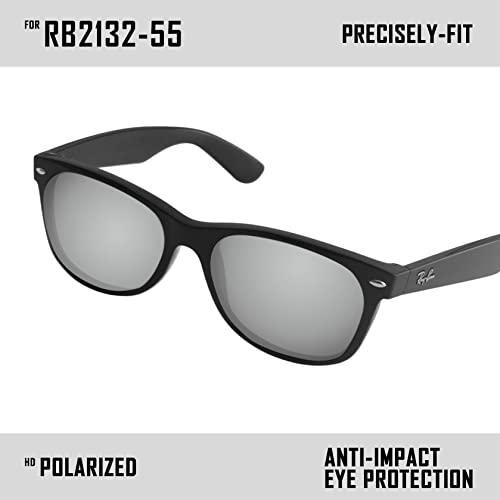 Image of Polarized Replacement Lenses for Ray-Ban Wayfarer RB2132 Sunglass