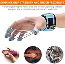 Fitfix® Finger Gripper Strength Trainer Forearm Exerciser Hand Yoga Resistance Band Finger Expander Finger Extension Exerciser Climbing Finger Hand Paralysis Rehabilitation Training and Home Exercise Exercise Grip Builderr with 5 elastic loops gallery image