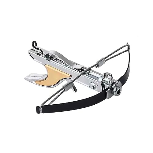 Mini Compound Bow Pocket Crossbow Model and Arrows Set Bow Survival Bow Archery Gift Pistol Hand Held Gun Archery Hunting Cross Bow Archery Set Metal Material Toothpick Catapult