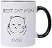 Best Cat Mom Ever mug-11 oz Ceraicm Coffee cup, Perfect Christmas birthday Cat Memes gifts,cat lover gifts for women