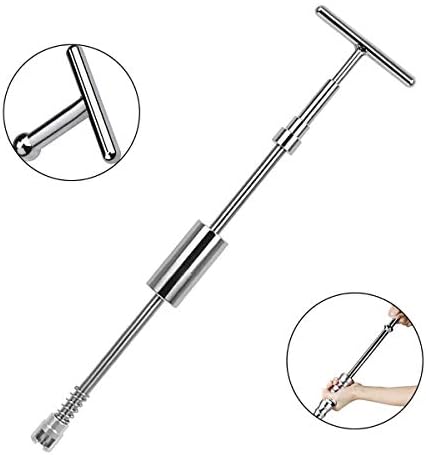 JMgist Paintless Dent Repair Puller PDR Kit Adjustable T-Bar Hammer Tool with for Car Auto Body Door Ding Hail Damage Dent Removal