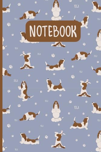 Funny Basset Hound Dog: Lined Journal Notebook Basset Hound Gifts for Basset Hound lovers | 6" X 9" | 110 Blank Lined