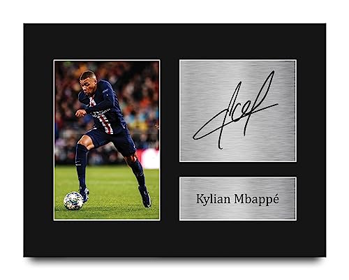 HWC Trading Kylian Mbappe Gifts Signed Printed Autograph Paris Saint-Germain