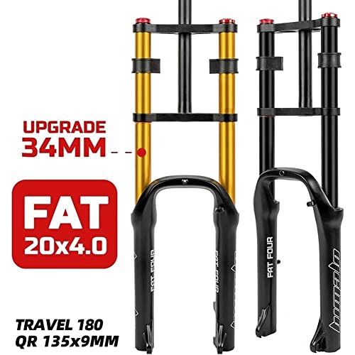 バイクフォーク 20インチ ファットフォーク 4.0" タイヤ エ