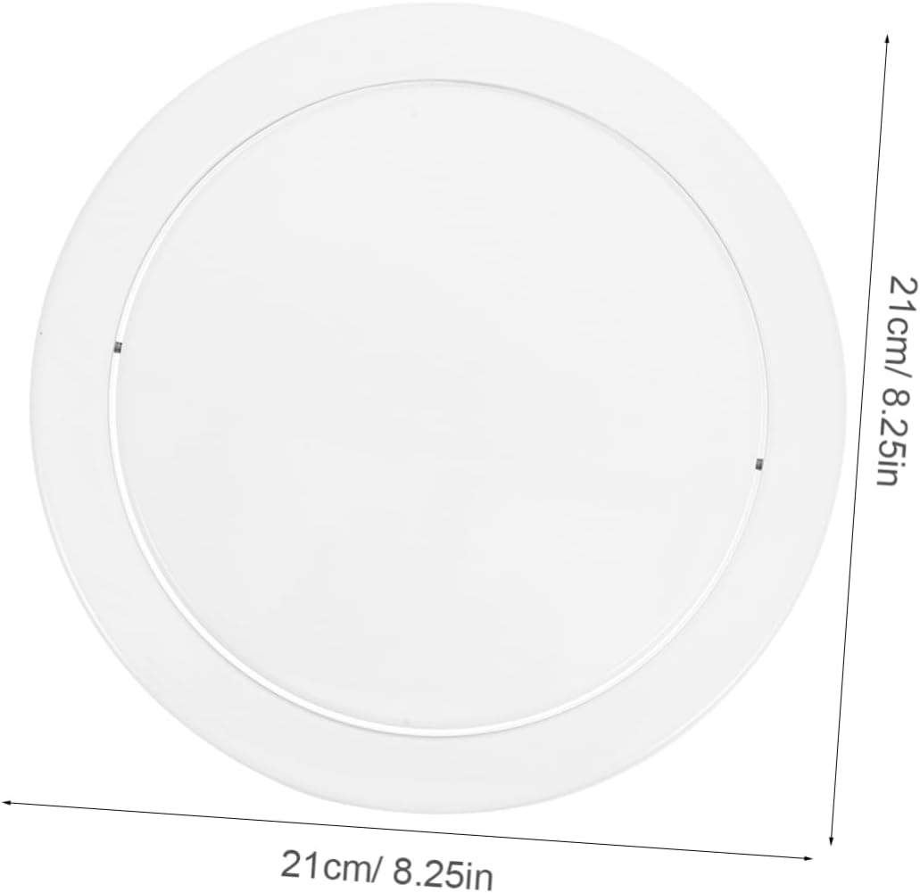 Uonlytech Recessed Trash Can Lid Stainless Steel Swing Lid for Counter Garbage Can Cover