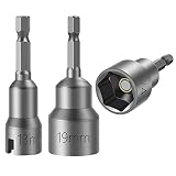 FTIHTRY 3pcs RV Socket Set, Leveling Scissor Jack Socket Drill Adapter With With 1/4" Quick Connect