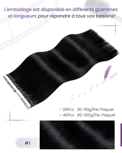 Extension adhesive cheveux naturel volume lisse sans abimer #1