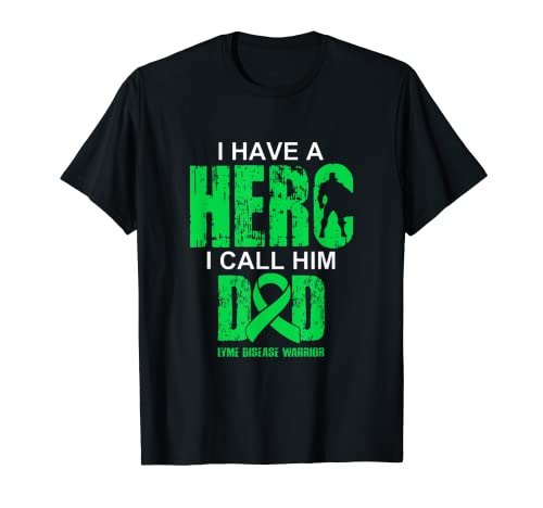 Enfermedad de Lyme Wabrrioer Tengo un Heirao La llamo papá Camiseta Cover