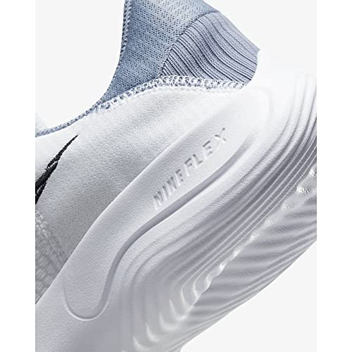 Nike NIKE Men's Flex Experience Run 11 Next Nature Sneaker, White Black Ashen Slate, 8