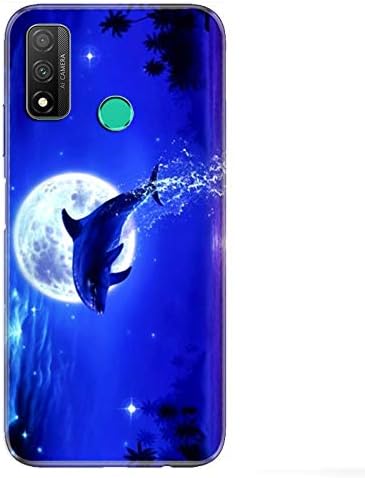 Case for Huawei P Smart (2020) Dolphin Moon Design