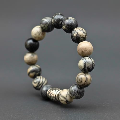 Image of THE MEN THING Natural Stone Bracelets - Adjustable Beaded Wristwear for Men & Boys (Multi-Design Collection)