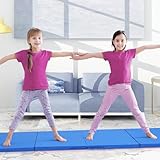 Gymnastics Mat 3'x6'x2'' Exercise Mat Gym Mat for Home Aerobics Workout Foldable Tumbling Mat for Kids - Image 5