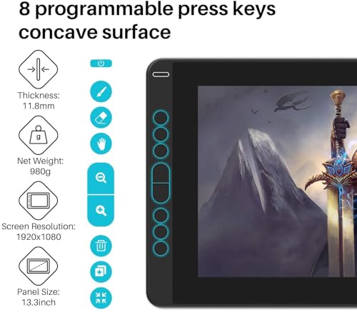 Huion Kamvas 13 Pen Display - Image 5 of 5