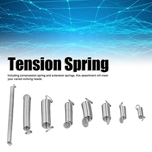 Mola De Extensão De 200 PCS, Kit Leve De Extensão De Aço Galvanizado C75 E Molas De Compressão, Conj