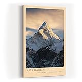 Paul Sinus Kunstdruck 40x60cm Ama Dablam – Himalaya-Magie 