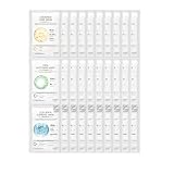 #OOTD Hydrating Soothing Sheet Masks Gift Set, Korean Vegan Facial Masks for Dry Sensitive Skin, Calming & Nourishing with Collagen, Ceramide, Cica (30-Count)