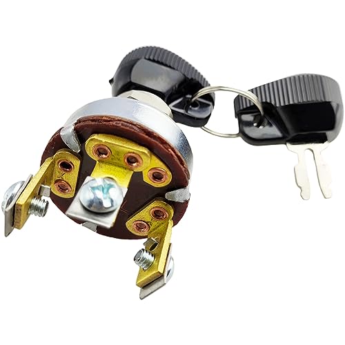 XYZIL Ignition Key Switch 180681M93 Compatible with Massey Ferguson Tractor TO20 TO30 TO35 50 6