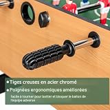Hotsizz baby-foot pliable 121 cm, barres télescopiques, 18 kg photo 3