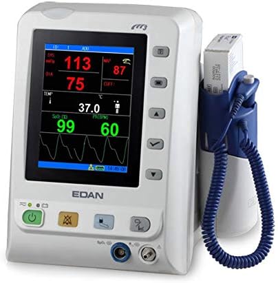 EdanUSA M3_NST.C Vital Sign Monitor with NIBP, SpO2, and Covidien Oral Temp