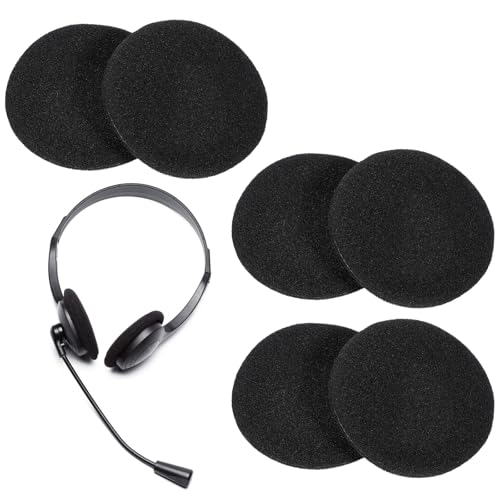 6 PCS Headphone Earpads, 50mm/2' Ear Cushions Ultra Soft...