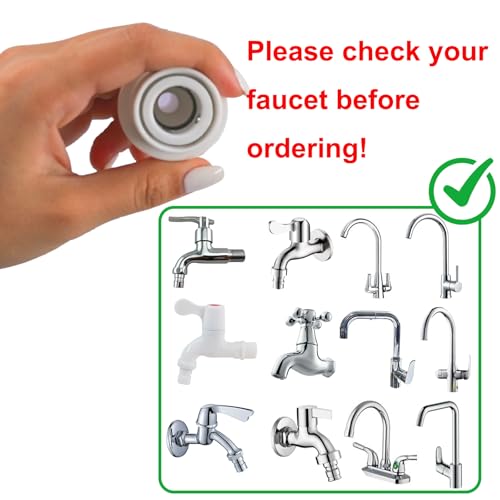 6.56Ft Quick-Connect Sink Spray Rubber Hose,Sink Hose Attachment for Faucet by Anglepingping - Used condition - Image 3