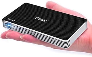 Mini Projector, New Android 7.1 DLP Built-in Battery Wireless Airplay Miracast Screen Share