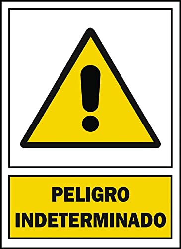 Senyal De Peligro Indeterminado (Catalan) En Oferta Señal Peligro Indetermin Pvc 301 Pla-Cat