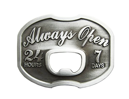 Schnalle123 Gürtelschnalle Always Open 3D Optik für Wechselgürtel Gürtel Schnalle Buckle Modell 57 Cover