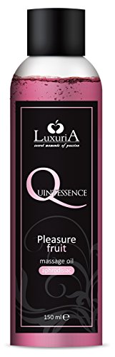 Huile de massage Pleasure Fruit Quintessence pour soulager la fatigue et hydrater la peau