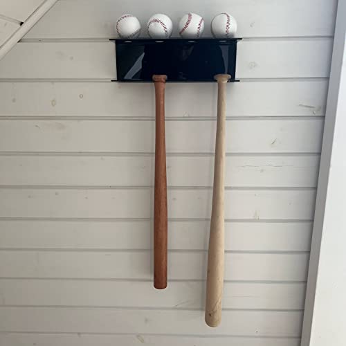Baseball Bat Holder And Display Shelf Slim Black Acrylic Wall-Mounted - Organize And Showcase Your Bats With Convenient, Space-Saving Design #TOP7