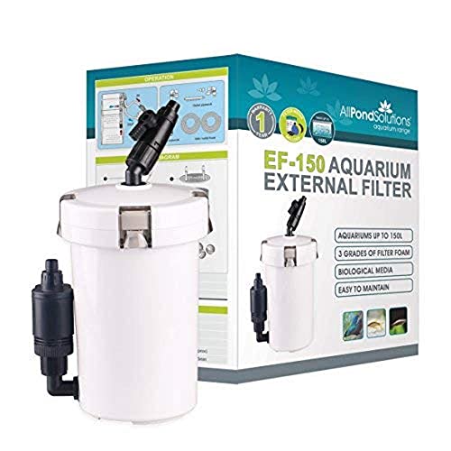 allpondsolutions EF150 Aquarium External Fish Tank Water Filter for