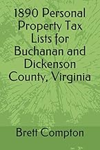 1890 Personal Property Tax Lists for Buchanan and Dickenson County, Virginia